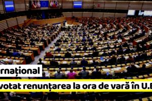 Internaţional: A fost votată renunţarea la ora de vară în U.E.