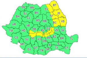 Cod galben de vreme rea in mai multe judete din tara. Se intorc ninsorile, iar vantul va spulbera zapada. Ce zone sunt vizate