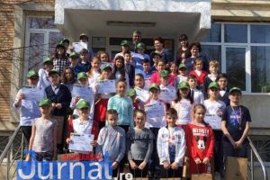 FOTO: Cum i-au impresionat elevii Școlii Ion Basgan pe silvicultorii de la Direcţia Silvică