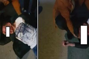 Tânăr găsit desfigurat în faţa unei discoteci din Horezu. A fost bătut crunt de agenţii de pază ai localului