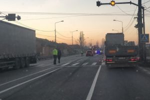 Accident mortal pe DN1, în Sântion. O femeie a fost spulberată pe trecerea de pietoni (FOTO)