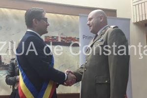 Plutonierul adjutant Ioan Iulian Capatana, cetatean de onoare al municipiului Constanta. Ce a declarat acesta la primirea titlului