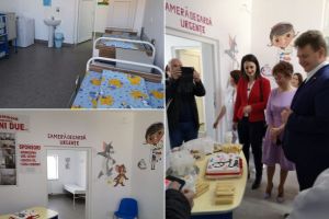 FOTO: Secţia de Pediatrie de la Sebeş s-a redeschis după lucrări de renovare. Municipalitatea mulţumeşte Companiei Savini Due pentru bugetul de 100.000 euro oferit