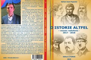 „O istorie altfel”, de Adrian Popovici, va fi prezentată sâmbătă în cadrul Cenaclului ...