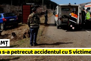 NEAMȚ: Cum s-a petrecut accidentul cu 5 victime, printre care şi doi copii (FOTO)