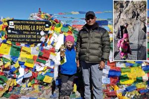 Sophie, fetiţa munţilor: O copilă din Bihor a urcat, la 7 ani, 5.400 de metri pe un masiv din Himalaya (FOTO)