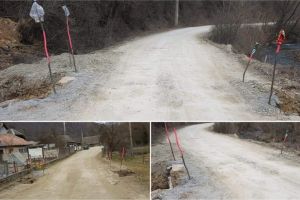 FOTO/Pe DJ 107 K Galda de Jos-Întregalde, podeţe ”MODERNIZATE” de Dorel, înguste, pentru a putea trece doar două căruţe una pe lângă alta