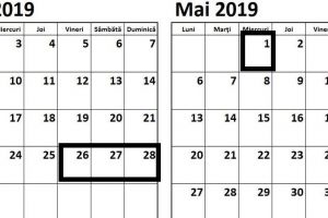 30 aprilie, zi liberă pentru bugetari. Minivacanţa de Paşti şi 1 Mai, de şase zile