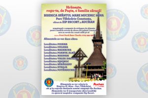 COMUNICAT DE PRESA, 28 martie 2019: ZIP ESCORT, SPRIJIN IN CAMPANIA DE AJUTORARE A OAMENILOR SARACI DIN LOCALITAȚILE CONSTANȚENE CU OCAZIA SARBATORILOR PASCALE 