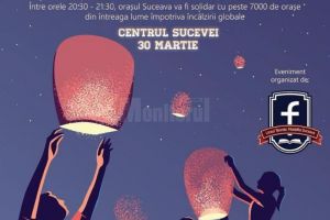 Luminile se sting pentru o oră în centrul Sucevei şi la Cetatea de Scaun, de „Ora ...