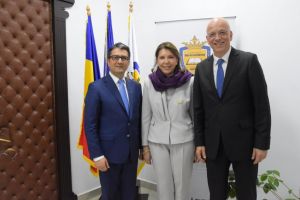 Decebal Fagadau, intalnire cu sefii misiunilor diplomatice ale Frantei si Germaniei (galerie foto)