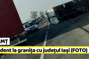 NEAMȚ: Accident la graniţa cu judeţul Iaşi (FOTO)