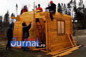 VIDEO: Salvamontiştii vrânceni construiesc refugii pentru turişti
