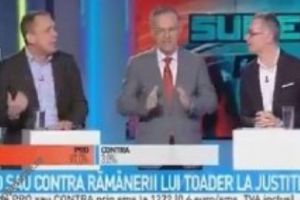 Scandal în direct. Ciuvică a sărit la gâtul lui Ion Stelian. „Sunteţi şi securist şi cam prostuţ”
