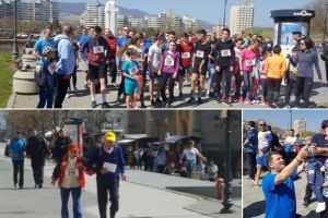 FOTO/VIDEO: „Crosul Jandarmeriei”, în Cetatea Alba Carolina. Soţii Sufleţel au alergat din nou, împreună