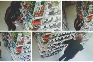 Femeie prinsă la furat dulciuri, într-un magazin. A băut o bere până la venirea poliţiei