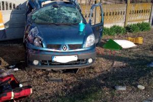 Accident grav la Ioneşti. O persoană a murit, alta este rănită