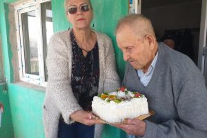 Omul Centenar“ al comunei si cetatean de onoare: Veteranul de razboi Ion Ceapa, din Cumpana, a implinit 102 ani