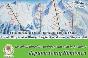 Un oraş şi şapte comune din Bistriţa-Năsăud, în Programul ”Schi în România”