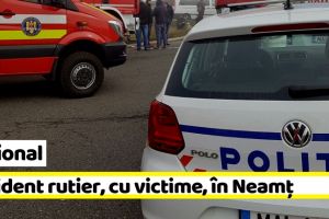 NEAMȚ: Accident rutier cu victime. Intervine descarcerarea