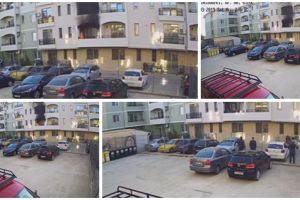 Incendiu la Giroc. Martorii spun că pompierii nu au putut să ajungă la flăcări din cauza maşinilor