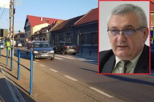 Accident în Aleşd: Primarul oraşului, Ioan Todoca, a fost izbit de o maşină pe o trecere de pietoni! (FOTO)