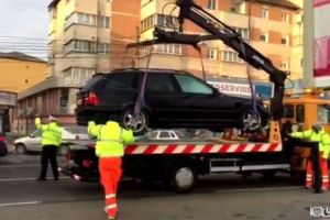 Peste 1.000 de maşini ridicate la Alba Iulia în decurs de un an. Cu câţi bani s-a ”îmbogăţit” Primăria Alba Iulia