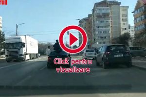 La plimbare pe străzile din Suceava prin turela şi geamul BMW-ului