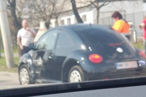 Baia Mare: Accident rutier langa mall (GALERIE FOTO)