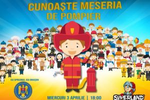 Eveniment pentru copii: Cunoaşte meseria de pompier