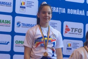 Orădeanca Iasmina Gyoker a devenit campioană naţională la judo U14