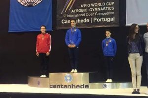 Gimnast la CS Farul Constanta: Leonard Manta a urcat pe podium la competitia Open de la Cantanhede (galerie foto)  