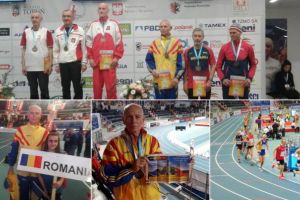 FOTO/ Alergătorul cugirean Vasile Hârjoc a venit cu două medalii de bronz de la Campionatul Mondial de Atletism din Polonia