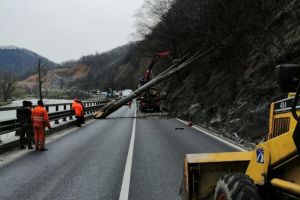 Trafic blocat la intrare în Sibiu, pe Valea Oltului