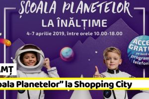 NEAMȚ: „Școala Planetelor”: călătoria prin univers începe la Shopping City Piatra-Neamţ