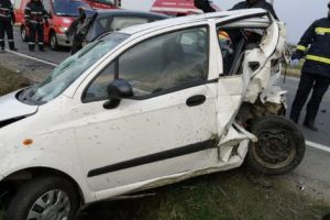 PATRU RĂNIŢI în CARAMBOL la ALBOTA!