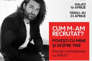 Smiley se întâlneşte cu studenţii din Braşov