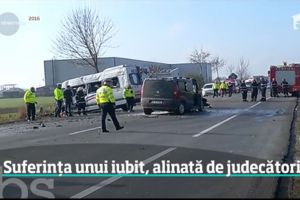 Premiera in Romania. Iubitul unei tinere decedate in accident a fost despagubit. A fost carnagiu. 3 morti si 14 raniti. Unde a fost tragedia 