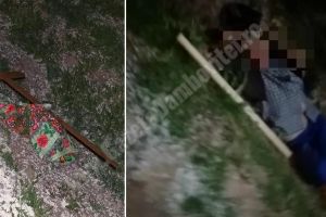 DÂMBOVIȚA: Un bărbat a profanat un mormânt. A mers cu crucea prin localitate, dar a ajuns la spital – VIDEO