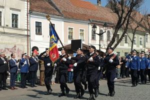 Ziua Jandarmeriei, sărbătorită în centrul Bistriţei (VIDEO)