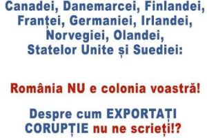 Scrisoare deschisă ambasadelor: „România nu este colonia voastră. Este stat suveran”