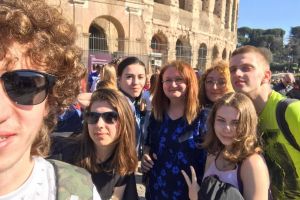 FOTO. Proiect de succes! Elevi ai liceului german, participanţi la o reuniune în Italia