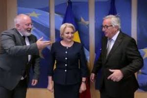 Dăncilă reacţionează la avertismentele liderilor europeni: Niciun factor, nici preşedintele PE, nu poate cere începerea sau oprirea anchetei penale/ Premierul solicită o întâlnire cu Timmermans
