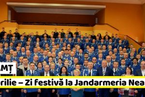 NEAMȚ: 3 aprilie – Zi festivă la Jandarmeria Neamţ
