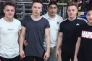 Gimnastul lugojean Norbert Marcu, în concurs cu lotul naţional în Germania, la Internaţional Junior Cup