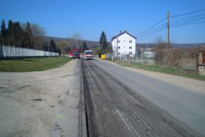 Au fost reluate lucrările de modernizare a drumului judeţean Gilău – Someşul Rece – Mărişel