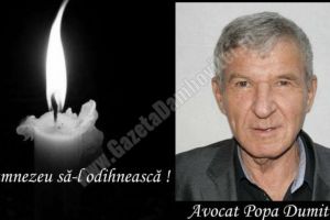 Cunoscutul avocat Dumitru Popa a pierdut lupta cu o boală necruţătoare