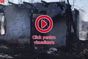 Bărbat găsit carbonizat în casa care i-a luat foc