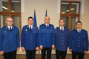 Cinci jandarmi suceveni, înaintaţi în grad de Ziua Jandarmeriei