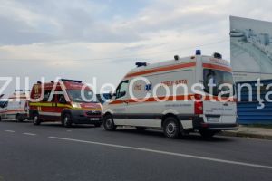 Accident rutier pe strada Varful cu dor din municipiul Constanta. Un pieton, implicat
